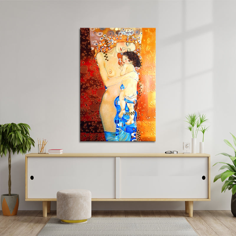 Moeder en kind - Gustav Klimt ( inspiratie)