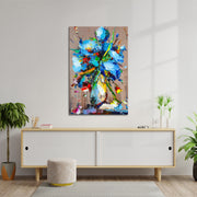 Blauw bloemen