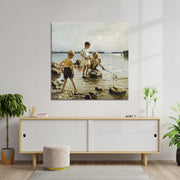 Jongens die aan de wal spelen, Albert Edelfelt