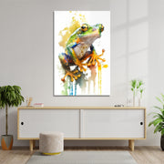 Fröhlicher Frosch