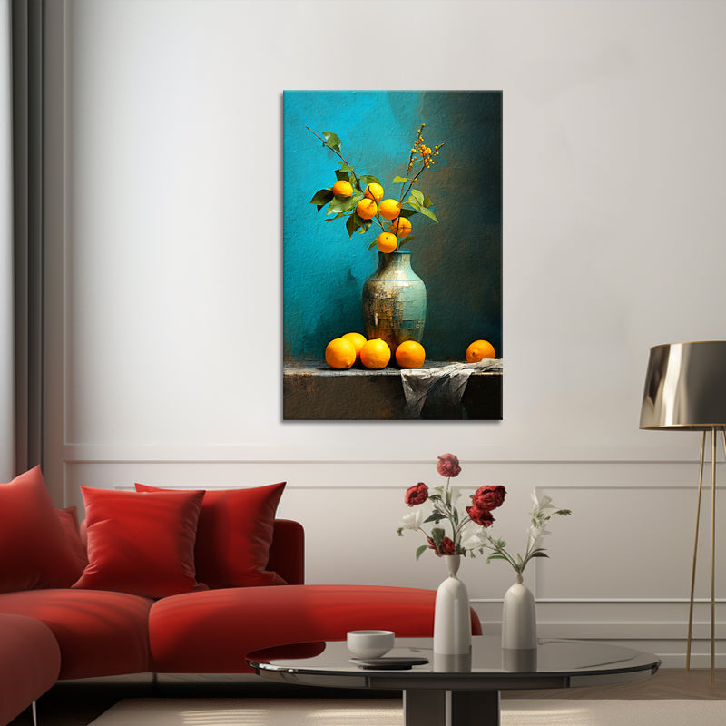 Stilleben mit Orange