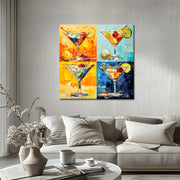 Cocktail canvas schilderij