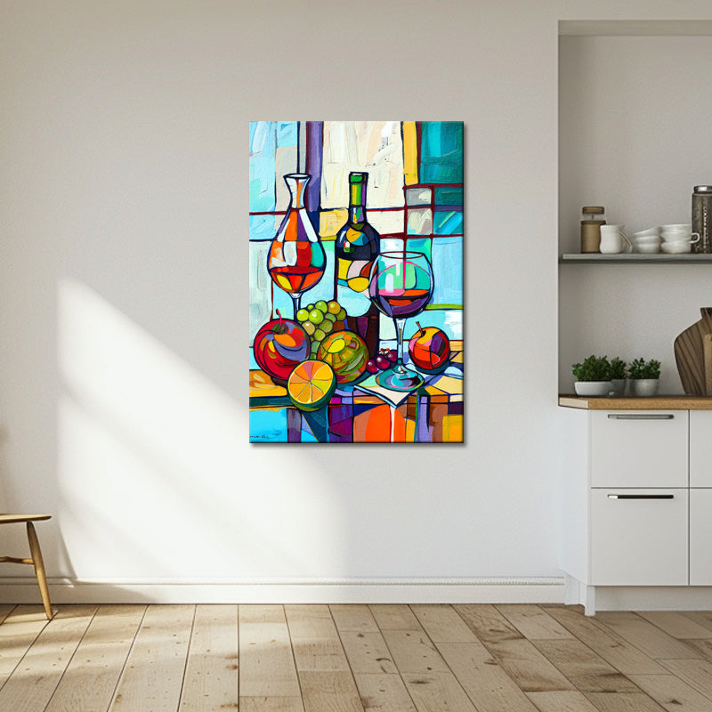 Wanddekoration für den Wein