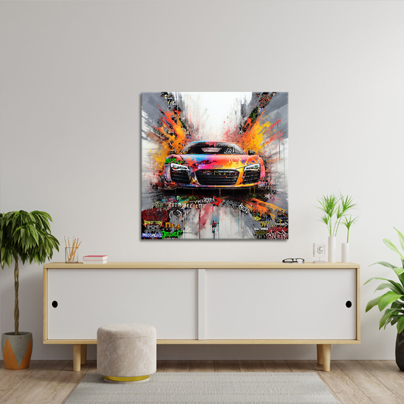 Audi R8 schilderij