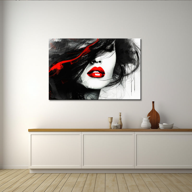 Rote Lippen