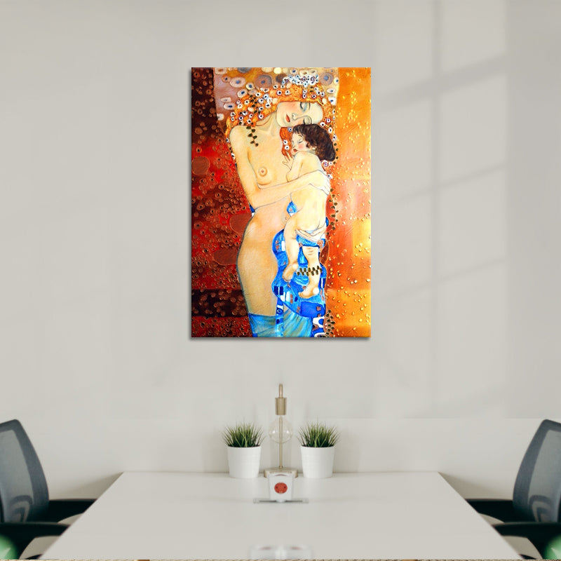 Moeder en kind - Gustav Klimt ( inspiratie)