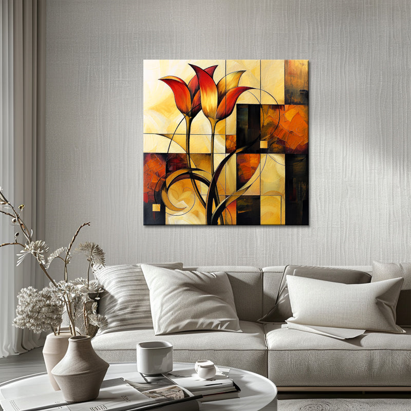 Kunst Abstract bloemen