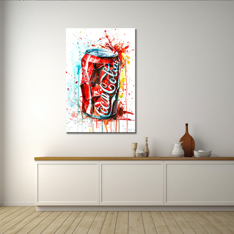 Coca-Cola auf Leinwand