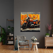 Motorrad-Gemälde