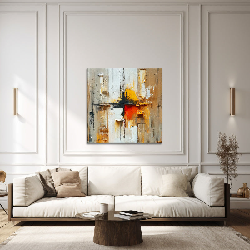 Schilderij met abstract