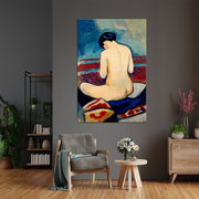 Sitting Nude with Pillow - Henri Matisse