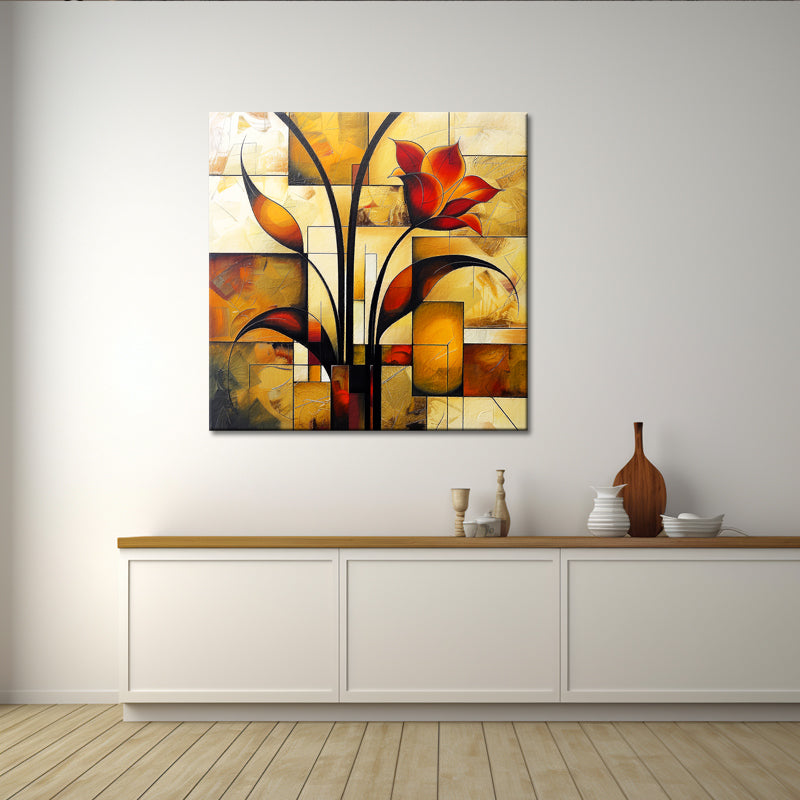 Kunst Abstrakte Blume