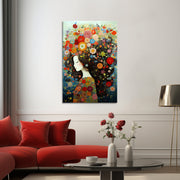 Frau mit Blumen VI