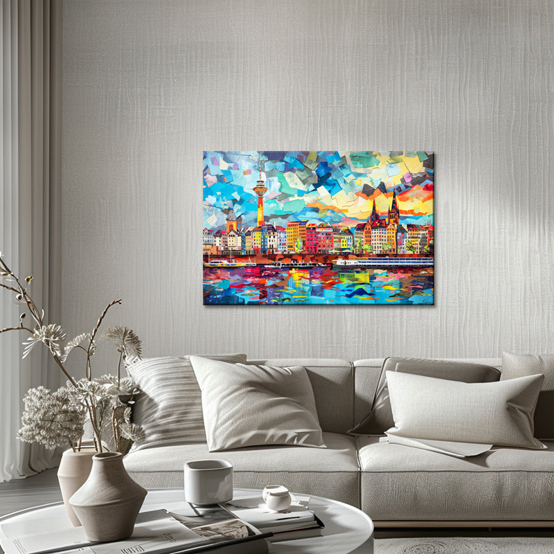 Schilderij Düsseldorf