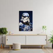 Star Wars-Figuren im Delfter-Blau-Stil