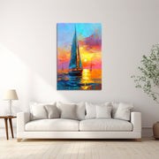 Zeilboot Schilderij