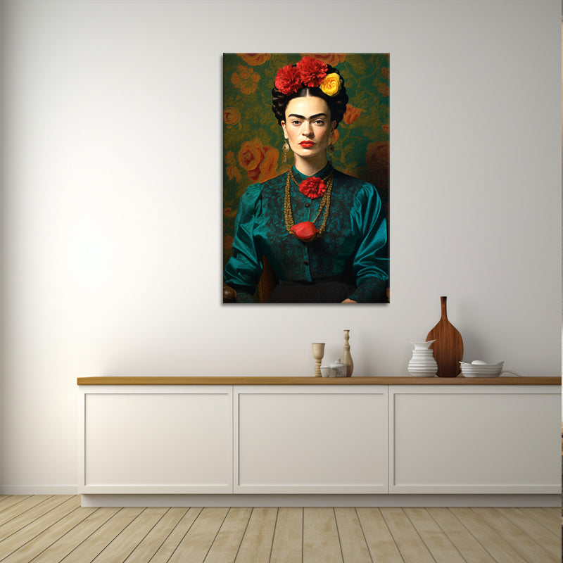 Frida Kahlo met de bloem