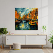 Amsterdam in Van Gogh stijl