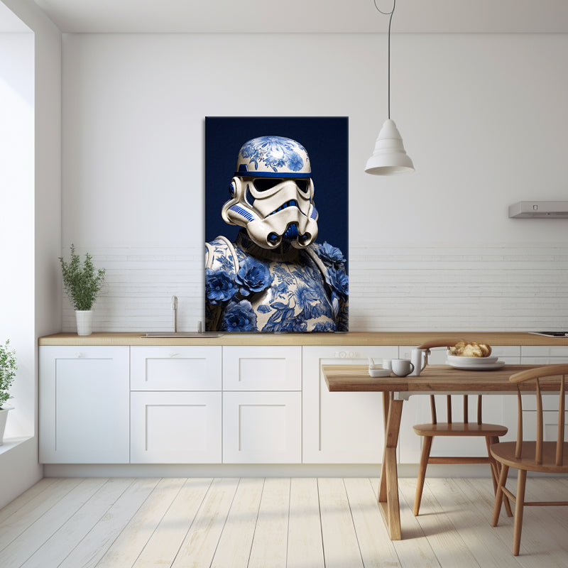 Star Wars-Figuren im Delfter-Blau-Stil