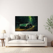 Groene Porsche