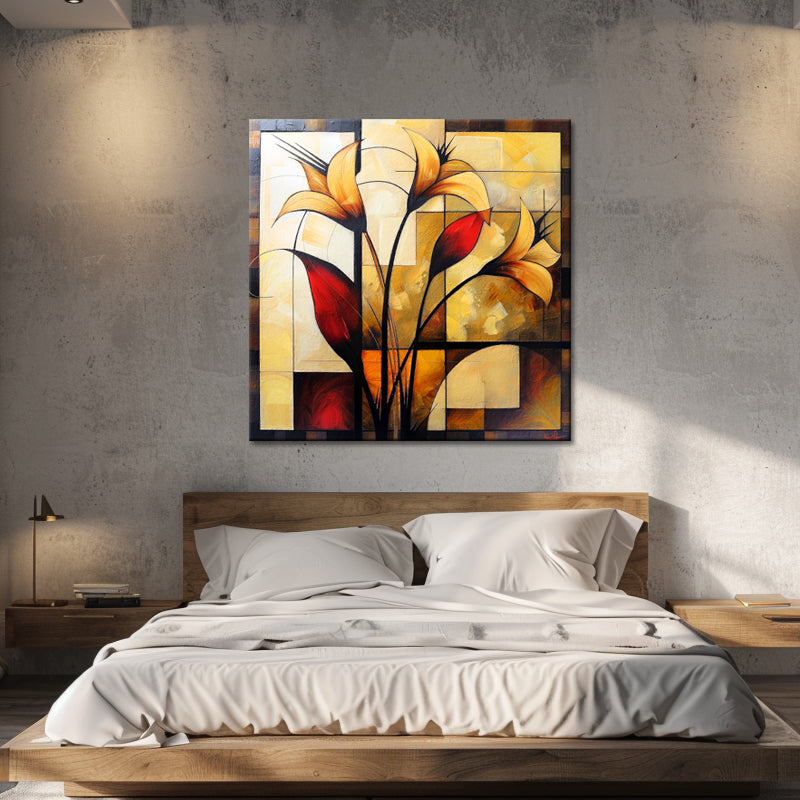 Kunst Abstrakte Blumen II