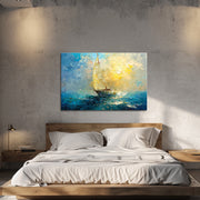 Zeilboot schilderij