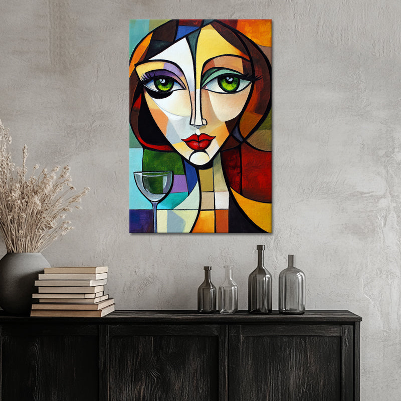 Frau Kubismus Kunst