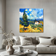 Landschap bij van Gogh