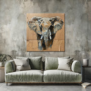 Olifant in sepia
