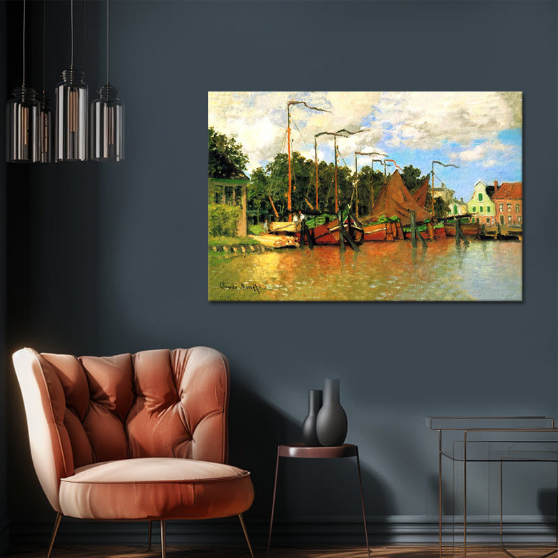 Boote bei Zaandam – Monet