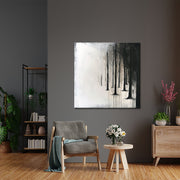 Landschap in zwart wit