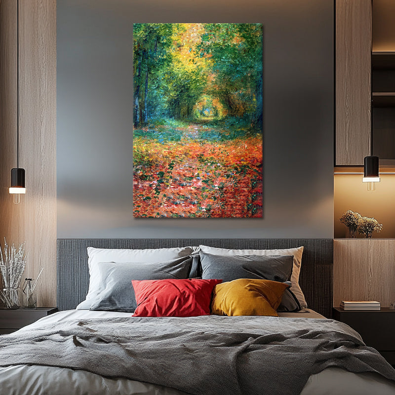 Das Unterholz im Wald von Saint-Germain - Monet