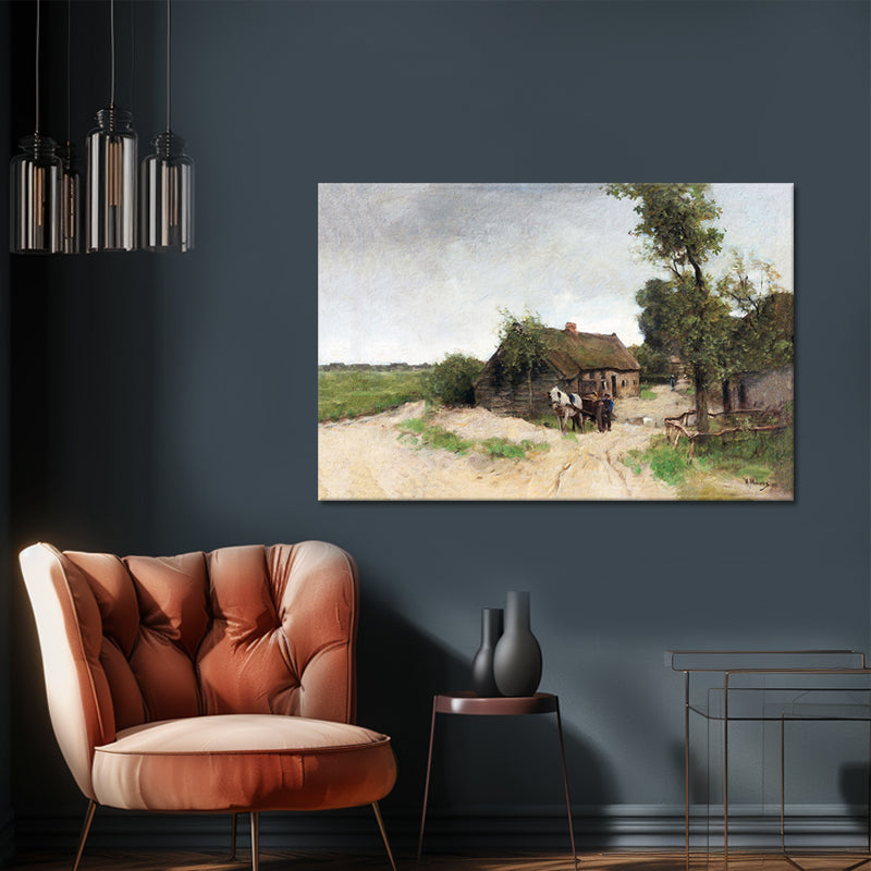 Huisje aan de zandweg - Anton Mauve