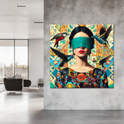 Frau in Mosaik II