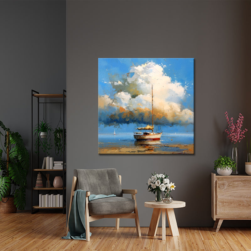 Segelschiff am Strand II