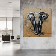 Olifant mixed media