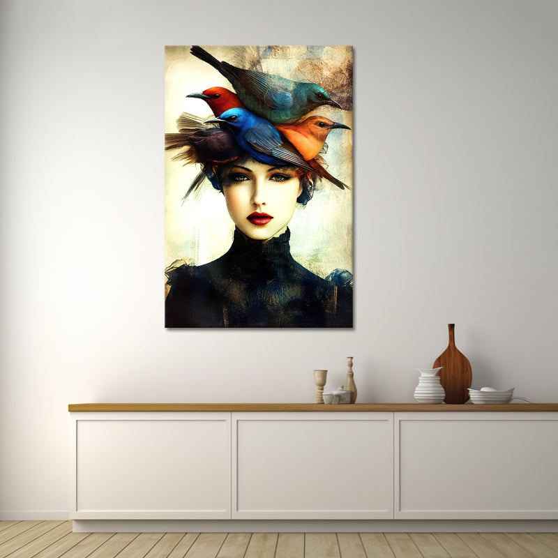 Vintage-Kunst Frau