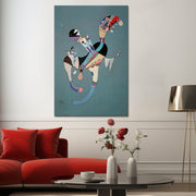 Eine schwebende Figur – Kandinsky