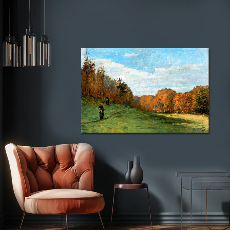 Holzsammler im Wald von Fontainebleau - Monet