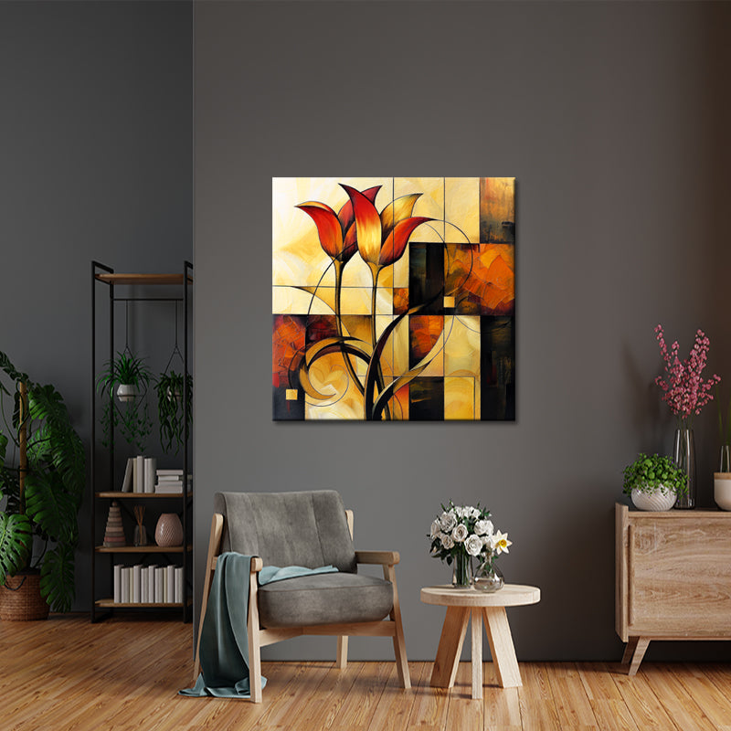 Kunst Abstract bloemen