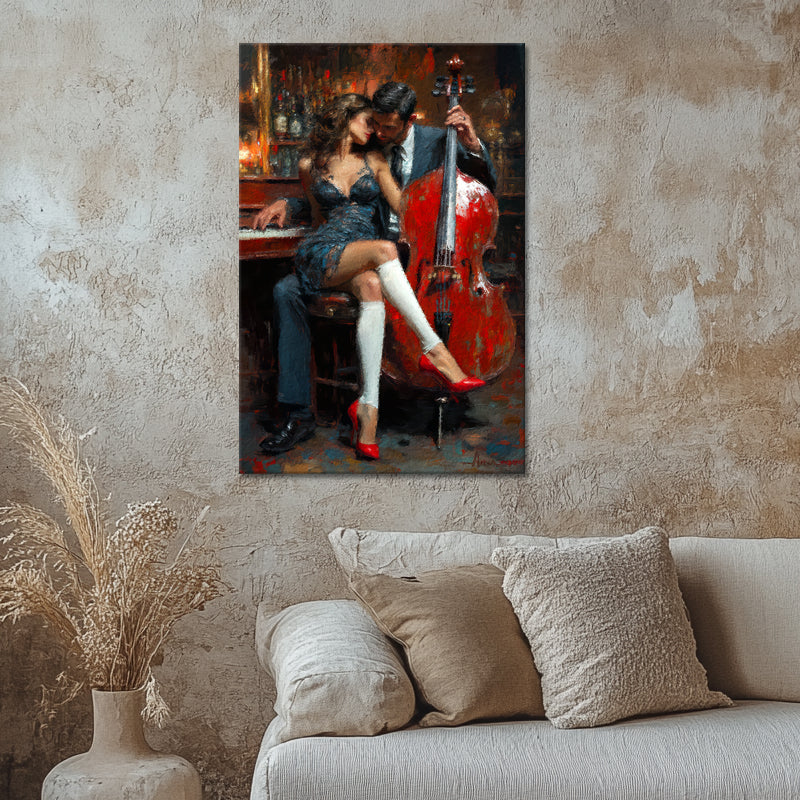 Jazz Gemälde Kunst II