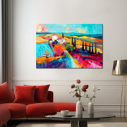 Schilderij Abstract landschap