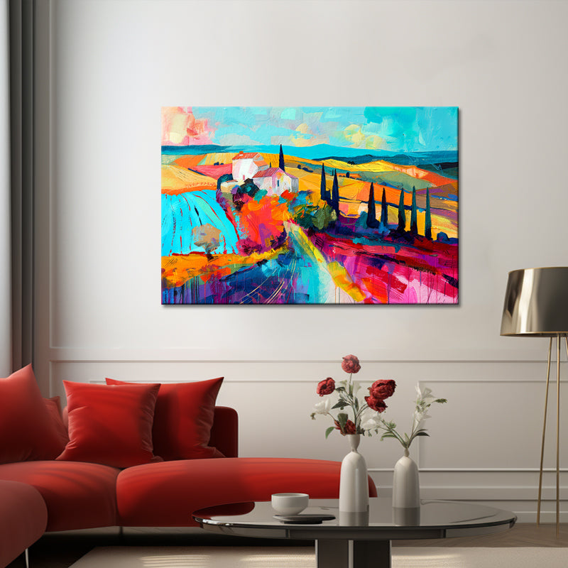 Schilderij Abstract landschap