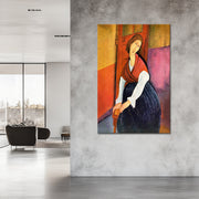 Jeanne Hebuterne in Red Shawl - Amedeo Modigliani