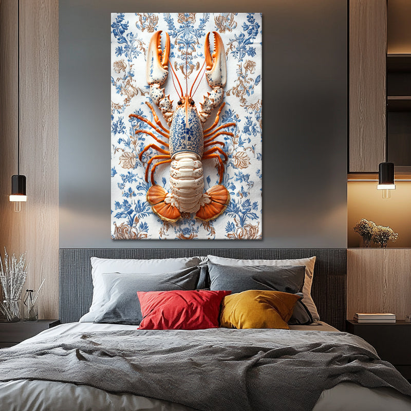 Lobster in Delfts blauw stijl II