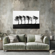 6 Bomen schilderij