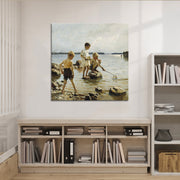 Jongens die aan de wal spelen, Albert Edelfelt