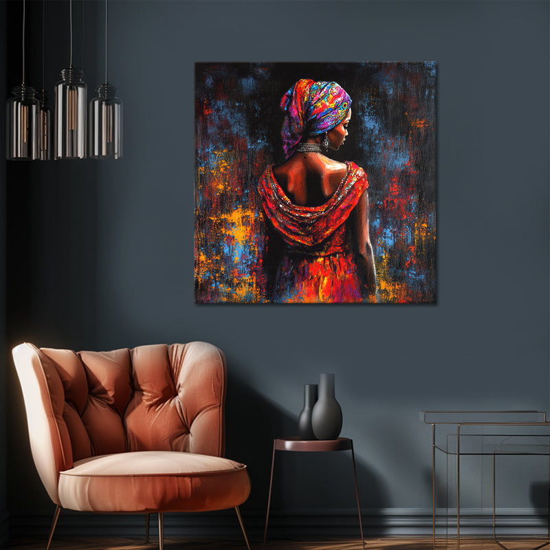 Afrikanische Frau mit Turban II