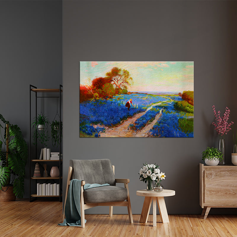 Bluebonnet Scène met een meisje - Julian Onderdonk