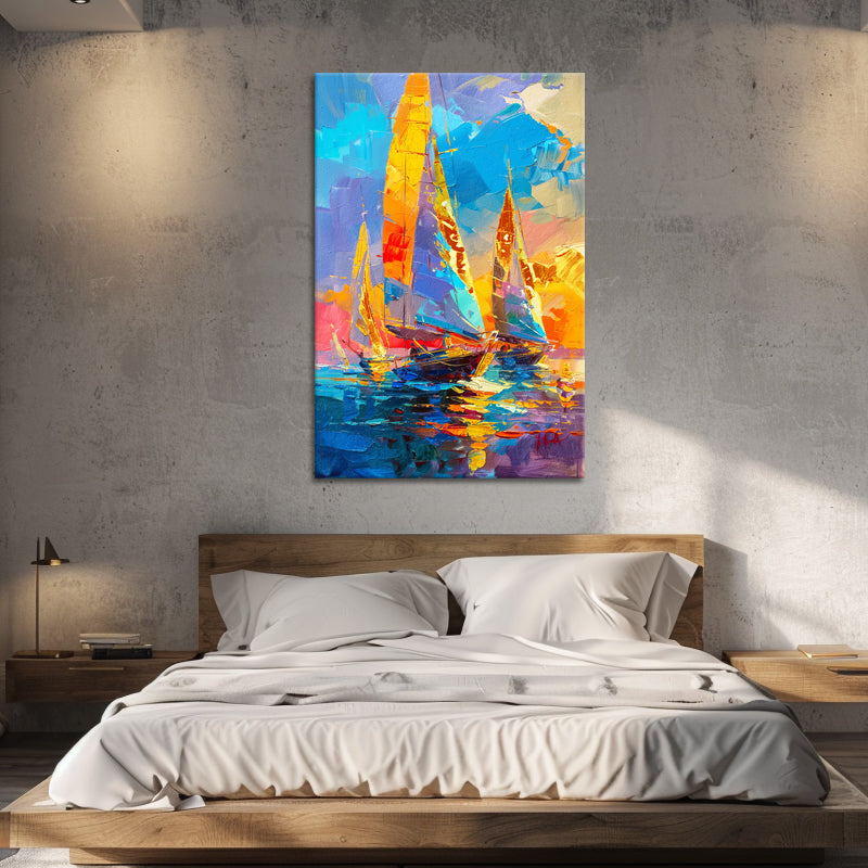 Zeilboot kunst